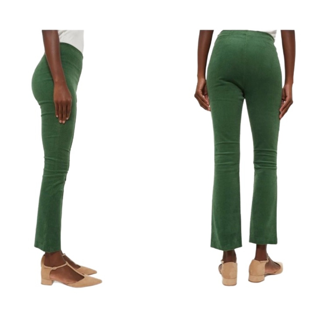 Tuckernuck Ashford High-Waisted Kick
Ankle Corduroy Pants L Green - Picture 2 of 12